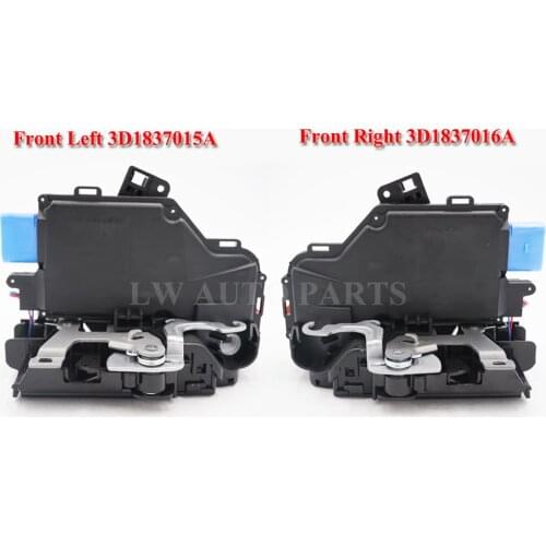 Pair 2pc FRONT FOR VW GOLF V JETTA CENTRAL DOOR LOCKS MECHANISM 9 PIN 3D1837016A 3D1837016AB 3D1837016 3D1837016AP 3D1837016AC