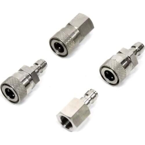 PCP AIRFOCE Male Quick Coupler Stainless Steel 300bar/4500psi