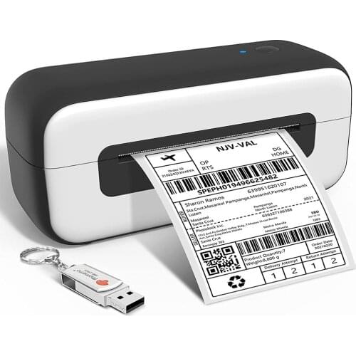 Phomemo PM-246S Label Printer Side Opening Style for Business 4x6 inch Thermal Shipping Address Maker fit Mac & Windows System