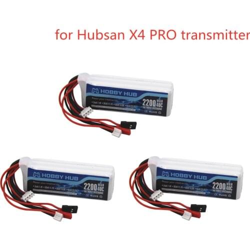 11.1V 2200mAh for Hubsan X4 PRO H906A transmitter / H109S / H501S / H301S remote controller FPV1 H906A Battery 11.1v 2200mah