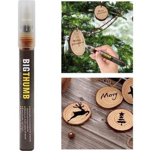 Wood Burning Pen Scorch Burned Marker Pyrography Pens for DIY Projects Wood Painting Tool Easy Use and Safe