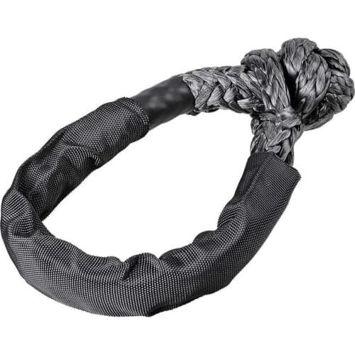 Synthetic Rope Shackle, Soft Shackles for Yacht, Winch Shackle Recovery Soft Grip Workload Limit 15,000 Pounds