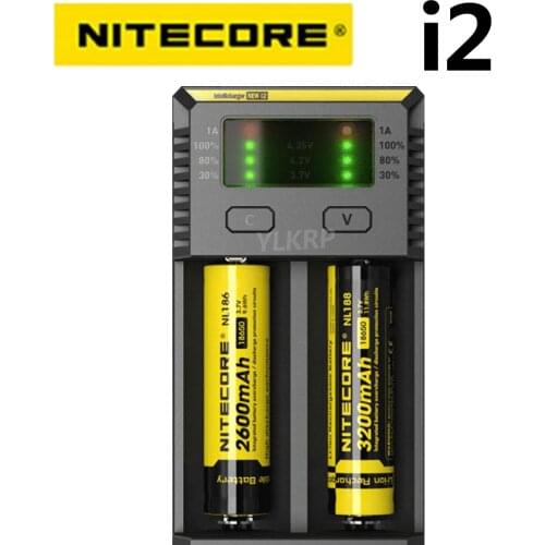 Brand Nitecore New i2 Intellicharger i2 Nitecore Battery Charger for 16340 CR123A 10440 AA AAA 14500 18650 26650, 22650, 17670