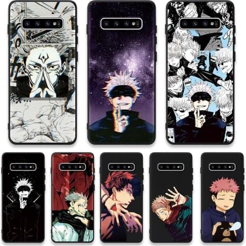For Samsung Galaxy A32 A52 A72 A51 A50 A21S A12 A02S A20e A31 A30 A42 A41 A40 A71 A70 A91 A6 A7 A9 2018 Jujutsu Kaisen Anime Bag