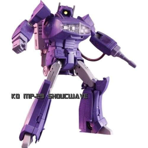 Transformation Masterpiece G1 MP29 MP-29 Shockwave Destron Laserwave KO Version MP Scale Action Figure Robot Toys