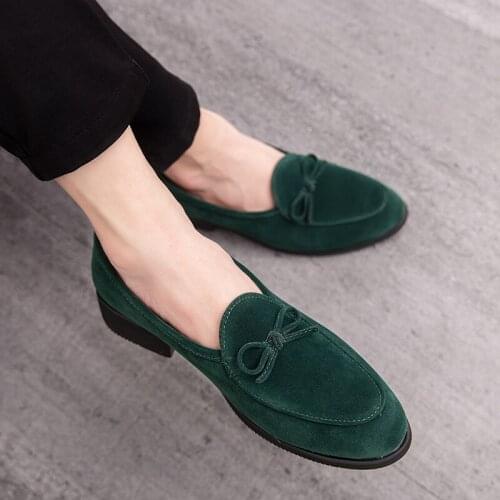 Fashion Men Loafers Tassels Suede Leather Elegant Slip-on Shoes Vintage Casual Moccasins Classic Male Loafer Zapatos De Hombre