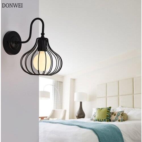 E27 Vintage LED Wall Light Modern Retro Industrial Corridor Bedroom Livingroom Mounted Wall lamp AC110 220V Indoor LED Lighting