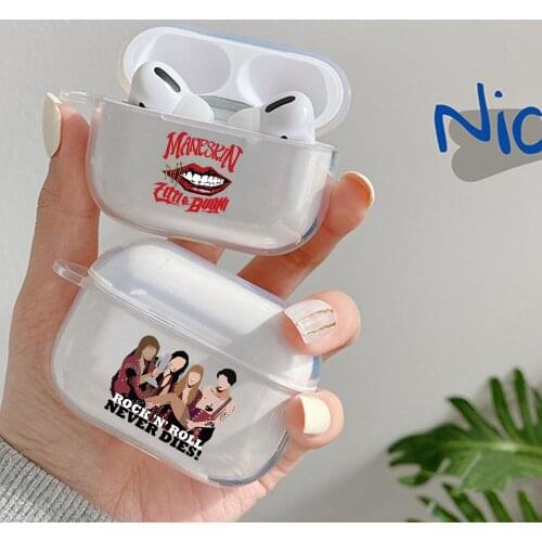 Funny Maneskin Damiano David Earphone Case for Airpods Pro Wireless Bluetooth Headphone Cover Soft Transparent Silcone Coque