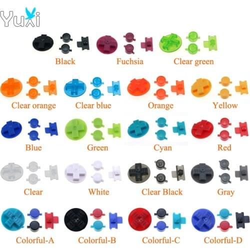 YuXi Replacement Buttons for Gameboy Classic GB Keypads for GB DMG DIY for Gameboy A B buttons D-pad
