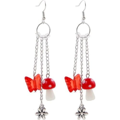 2021 Long Chain Stars Butterfly Earring Female Personality Pendant Jewelry New Womens Earrings Fashion Classic Kolczyki Korean