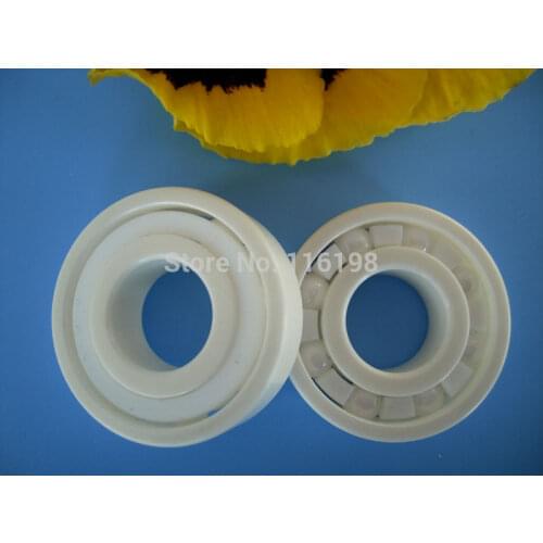 6201 full ZrO2 ceramic deep groove ball bearing 12x32x10mm