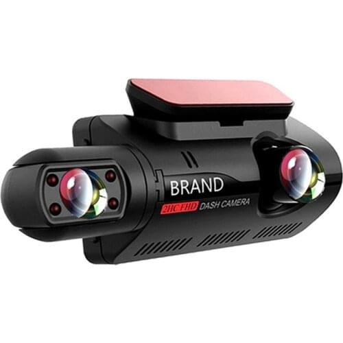 FHD Car DVR Camera Dash Cam Dual Record Video Recorder Dash Camera 1080P Parking Monitoring G-Sensor DashCam