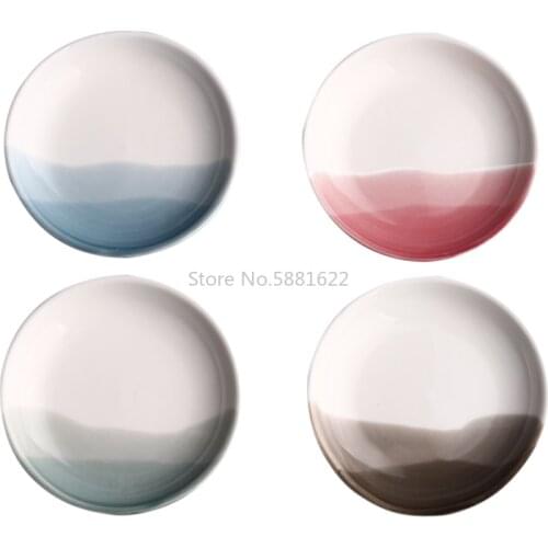 European Ceramic Saucer Sauce Plate Dessert Side Dish Kitchen Tableware Restaurant Utensils