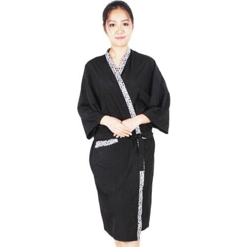 Leopard Print Hairdressing Beauty SPA Gown Snap-fastener Robe Hair Capes Styling Barber Salon Hairdresser Wraps Cloth