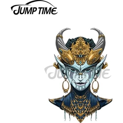 JumpTime 13 x 3.6cm For Portrait of a Demon Girl Decal Surfboard Graffiti Motocycle SUV Car Stickers Creative Vinyl Car Wrap