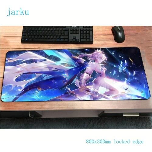 Saber (Fate Series) mouse pad mousepads esports best gaming mousepad gamer hot personalized mouse pads locrkand keyboard pc pad