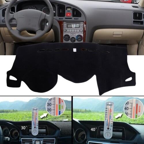 CITALL Dashmat Dash Mat Dashboard Cover fit for Hyundai Elantra Avante 5th Generation(MD/UD) 2011 2012 2013 2014 2015 Black