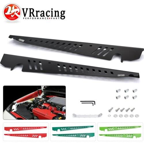 Fender Shrouds Kit Aluminum Black (Red/Green/Deep Green) Panel Plate Engine Bay w/ Hardware For 15-on Subaru WRX & STi VR-CCR04