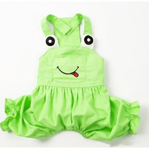 Summer Dog Jumpsuit Pants Overalls Small Dog Clothes Rompers Yorkshire Poodle Bichon Pomeranian Schnauzer Pet Clothing Dropship