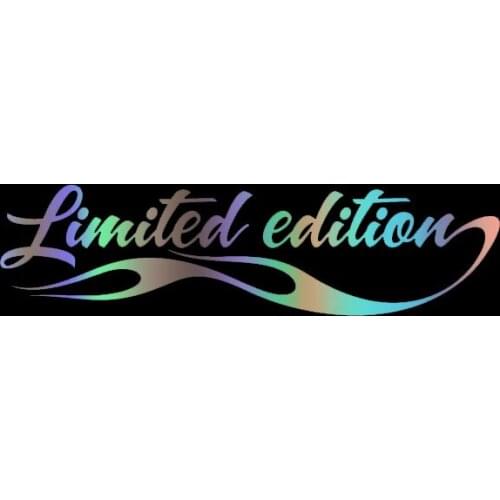 LLY-0197 Personality Car Decal Limited Edition Cars Sticker PVC Waterproof Auto Decors on Bumper Window Laptop Waterproof Decals