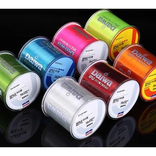 FELENHAI Daiwa Nylon Fishing Line 10-42LB 500m High Quality Multiple Color Super Strong Japan Monofilament Carp Feeder FishLine