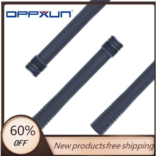 OPPXUN For Vertex Vx400 UHF Two Way Radio Walkie Talkie VX-160 VX-400 Vx-231 Vx-428 Sma Male Connector Antenna