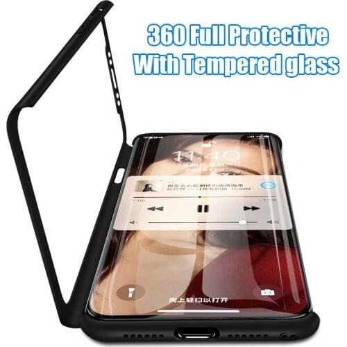360 All Inclusive Double Case For Xiaomi Redmi 9A 9C 8A 6A 7A 5A S2 GO K20 Redmi Note 9S 9 Prime 8 8T 7 6 5 Pro Anti-knock Cover