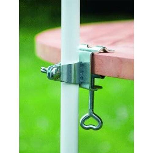 Garden Umbrella Table Clamp Courtyard Parasol Stand Umbrella Holder Clip Balcony Umbrella Stand Outdoor Table Fixed Stand