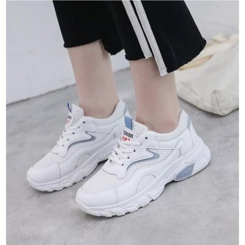 2020 Spring Womens Fashion Casual tennis Sneakers Shoes New Womens Walking Shoes Womens Mesh Breathable Shoes U13-19