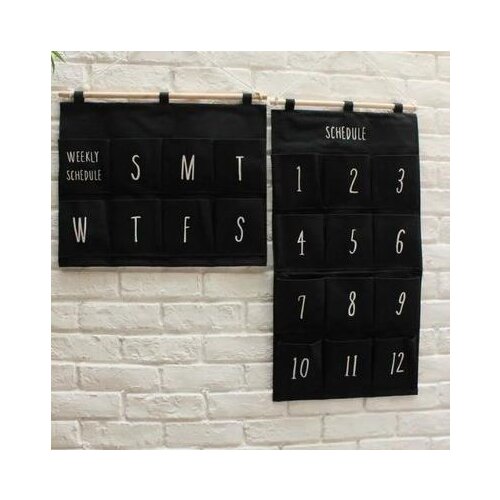 Waterproof Door Wall Hanging Bag Kitchen Bathroom Linen Cotton Sundries Folding Organizer Underwear Socks Sorting Bag