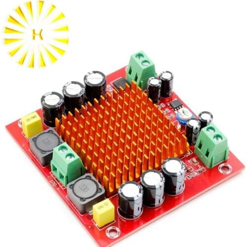 XH-M544 DC 12V 24V 150W TPA3116DA TPA3116 D2 Mono Channel Digital Power Audio Amplifier Board With Preamplifier NE5532 Connector