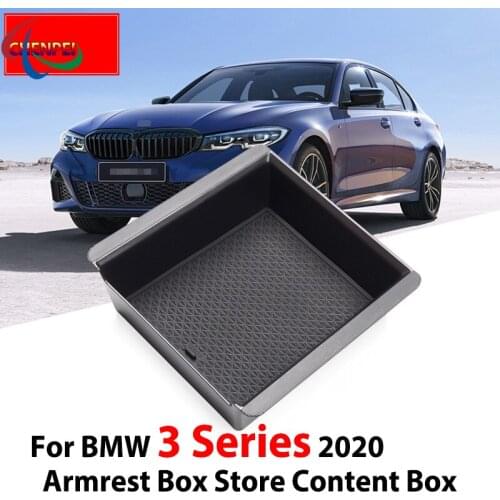 For BMW 3 Series 2020 Armrest Box Storage Box Modified Central Storage Box Compartment Box Decoration Car Accessories
