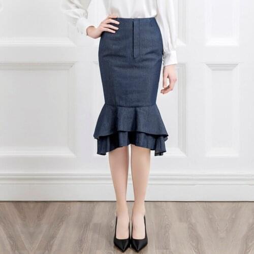 High End Temperament Fishtail Skirt Skirt WomenS Spring And Autumn Irregular Tight Buttock Skirt