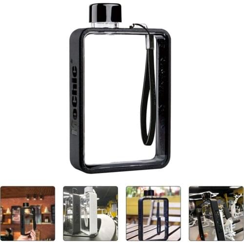 1pc Lightweight and Portable Water Bottle Water Container Flat Water Container