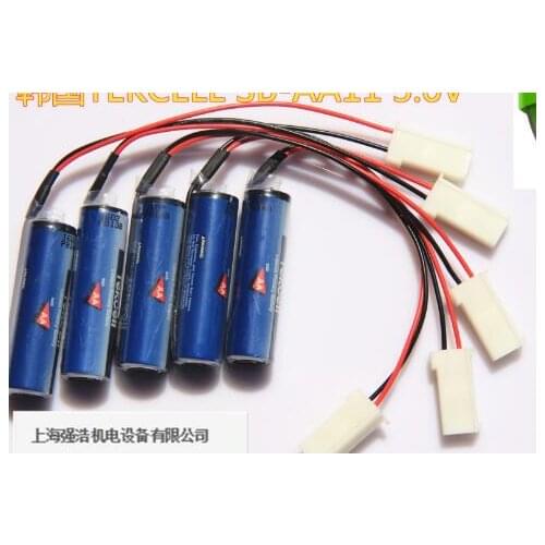 1PCS Originally imported from South Korea SB-AA11 No. 5 3.6v AA lithium battery with plug
