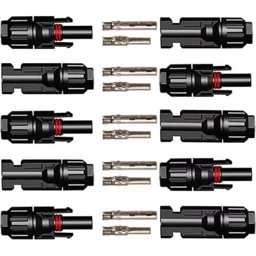 10 Pairs Connector Solar Connector Solar Panel Connectors Male & Female IP67 TUV 1000Vdc UL 600Vdc