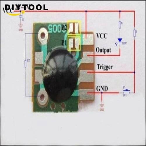 10Pcs Multifunktion Delay-Trigger Timing Chip Mudule Timer IC Timing 2s - 1000h