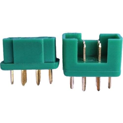 20PCs Amass 6pin AM-1016 MPX6 MPX Plug Jack Male Female Green Gold Plated Plugs Connectors For RC Models FPV Drone Accessories