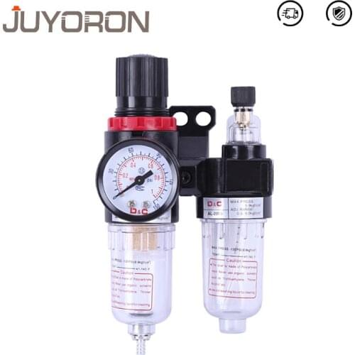 AFC-2000 Pneumatic Filter Regulator Air Treatment Unit Pressure Switches Gauge AFC2000 with PC fitting for air compressors