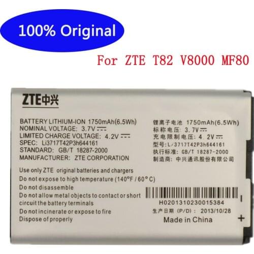 1900mAh Li3719T42P3h644161 For ZTE Battery High Quality For ZTE T82 V8000 MF80 phone Battery