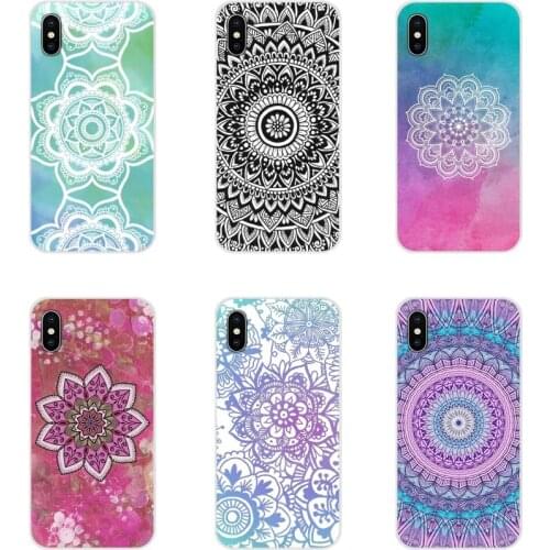 Accessories Phone Cases Covers For Samsung Galaxy A3 A5 A7 A9 A8 Star A6 Plus 2018 2015 2016 2017 mandala