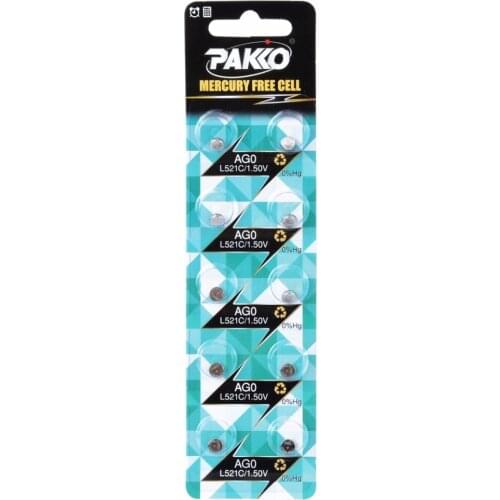 Mayitr 10 PCS AG0 - AG13 1.5V Watch Battery Alkaline Button Coin Cells Watch Batteries For Watch Electronic Toy Remote