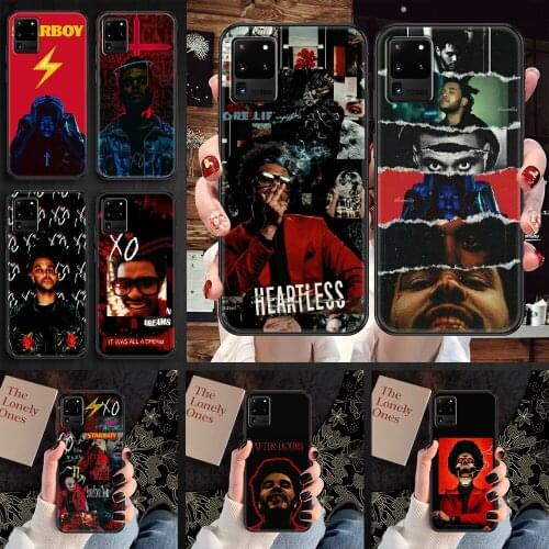 The Weeknd XO Phone case For Samsung Galaxy Note 4 8 9 10 20 S8 S9 S10 S10E S20 Plus UITRA Ultra black pretty Etui silicone