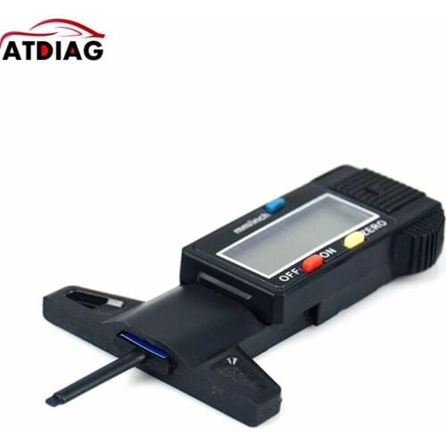 Digital depth gauge caliper tread depth gauge LCD Tyre tread gauge For Car Tire 0-25.4mm Measurer Tool Caliper
