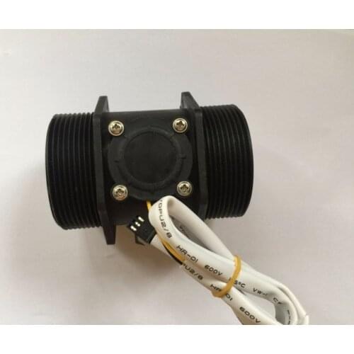 G2" DN50 Plastic Hall Turbine Flow Meter Sensor 10~350L/Min