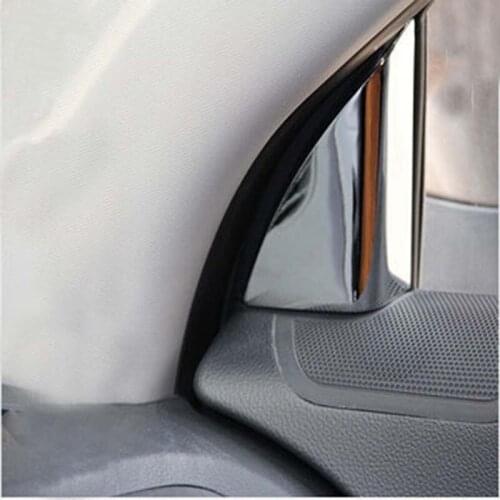Interior refit pillar triangle circle decorative frame Modified three-dimensional stick for KIA Sportage R 2011 2012 2013