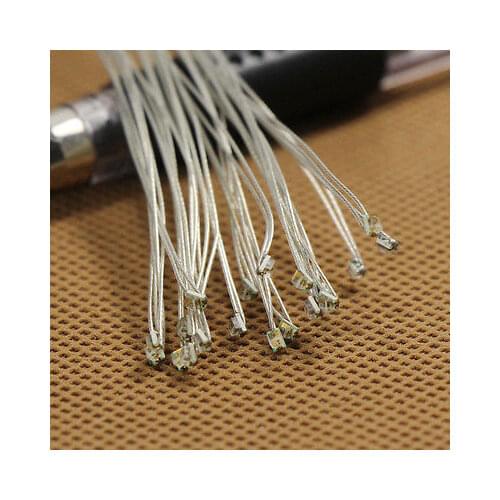 Evemodel 20pcs Flashing Pre-soldered micro litz wired leads YELLOW SMD Led flash 0805 NEW railway model building kit TF0805Y