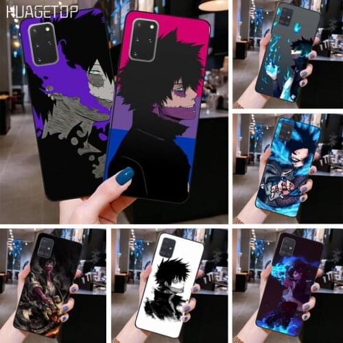 HUAGETOP Dabi Boku no My Hero Academia anime black Phone Case for Samsung S20 plus Ultra S6 S7 edge S8 S9 plus S10 5G lite 2020