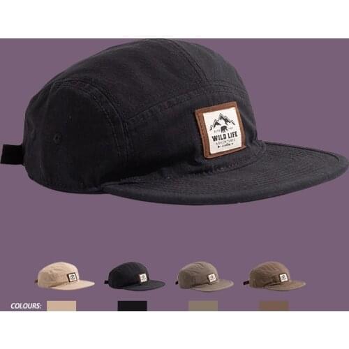 Unisex Flat Brim Hat Embroidery Patch Baseball Cap Women Hip Hop Casual Flat Brimmed Snapback Hat Outdoor Sports Men Cap Bone