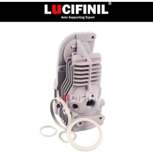 LuCIFINIL For Mercedes W164 W251 W166 Air Suspension Air Compressor Repair Kits Cylinder Head With 4pcs O-Rings A1663200104